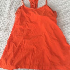 Lululemon singlet with built-in bra - Size 8